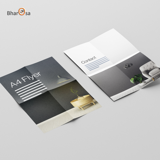 A4 | Full-Color Double-Sided Flyer Printing on 128gsm Art/Matt Paper