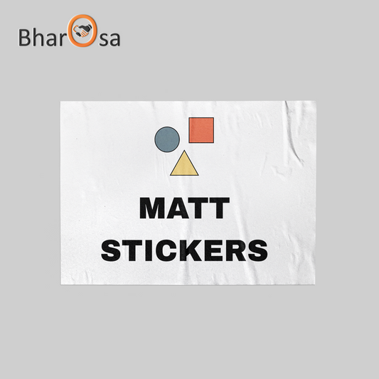 A4 Size Matt Stickers Print