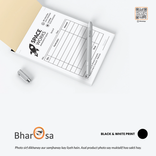 Plain Paper A6 Size Bill Books
