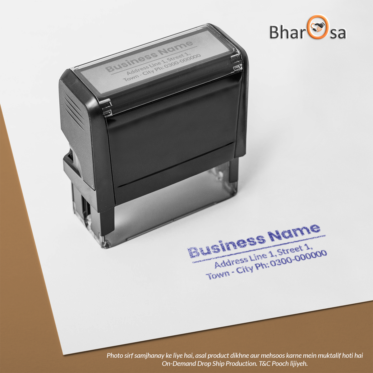Rectangular Self Inking Stamp