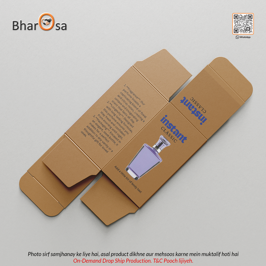Eco-Friendly Rectangular Card Boxes – Kraft Card Material for Cosmetics & Perfumes