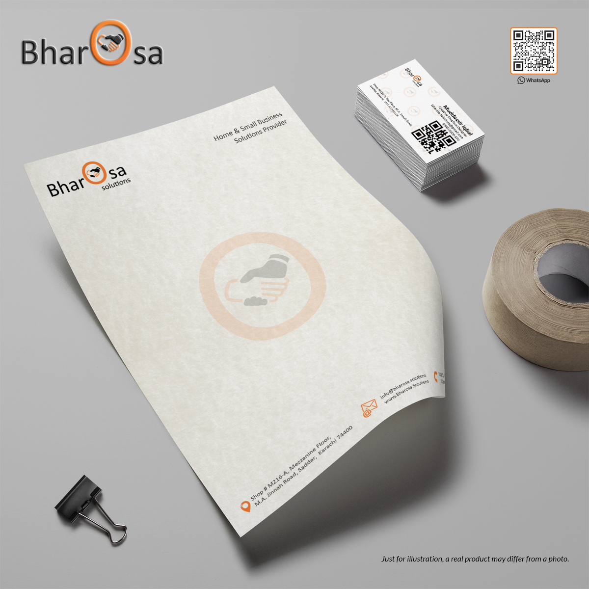 Premium Offset Printed Letterheads on Fancy Paper