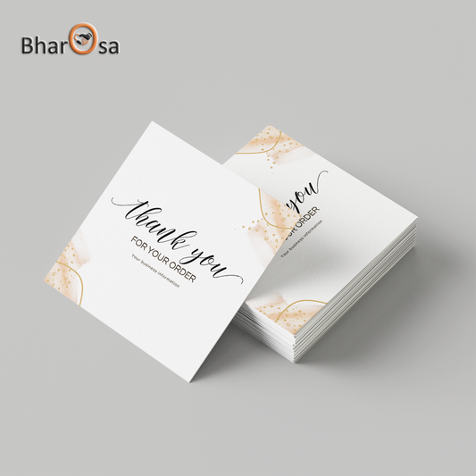 Business Thank You Cards Printing - 950 Cards | 3.5x4 inch