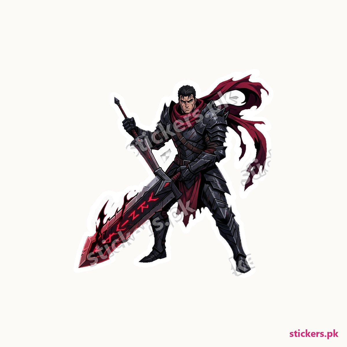 Abyssal Shadow Slayer die-cut sticker