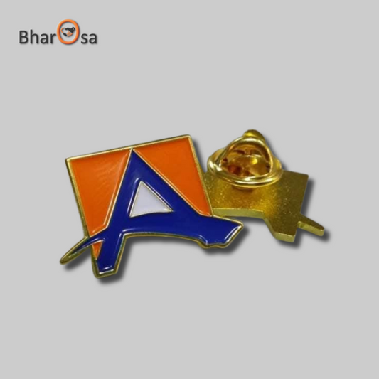 Custom Metal Brooch Pins (MOQ 300) – Logo & Brand Designs | Optional Gold Plating