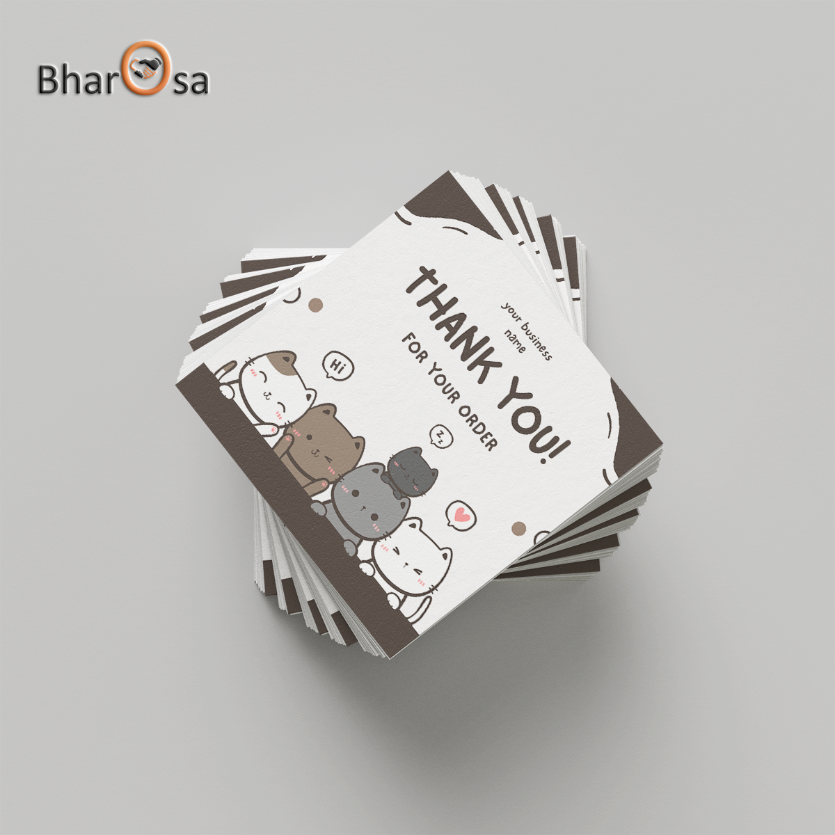 Business Thank You Cards Printing - 950 Cards | 3.5x4 inch