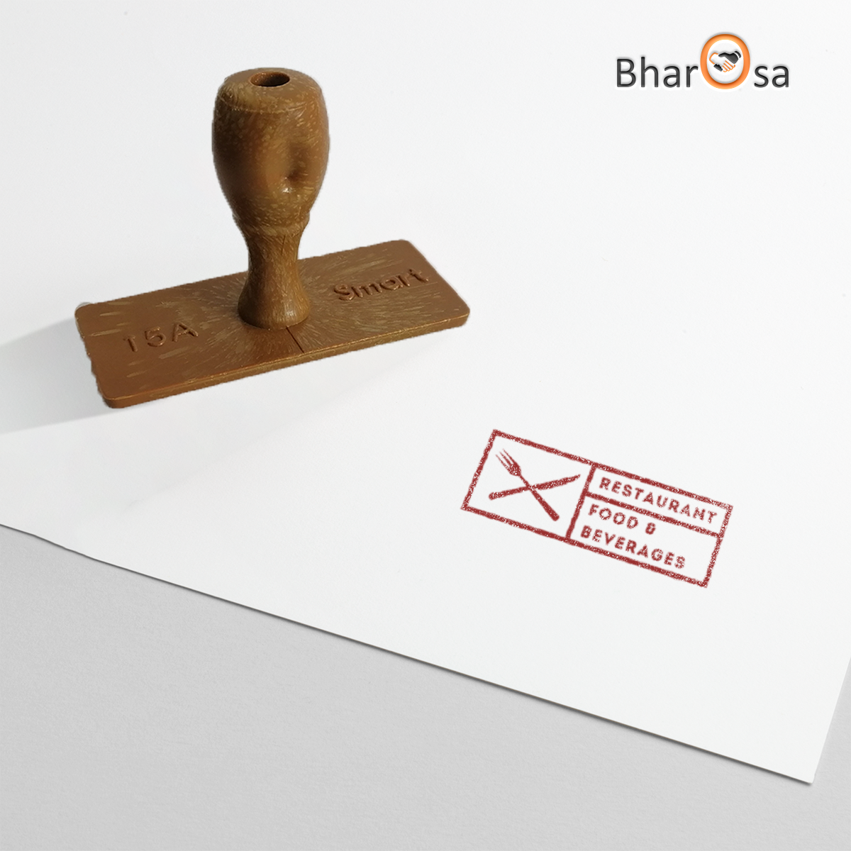 Traditional Rectangle Stamp Making Service | Affordable Pakistan