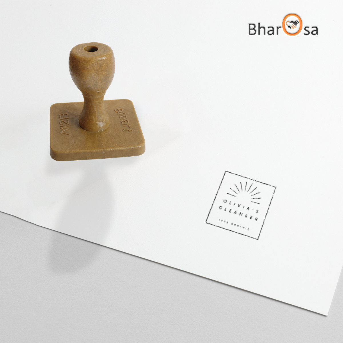 Traditional Square Stamp Making Service | Affordable Pakistan