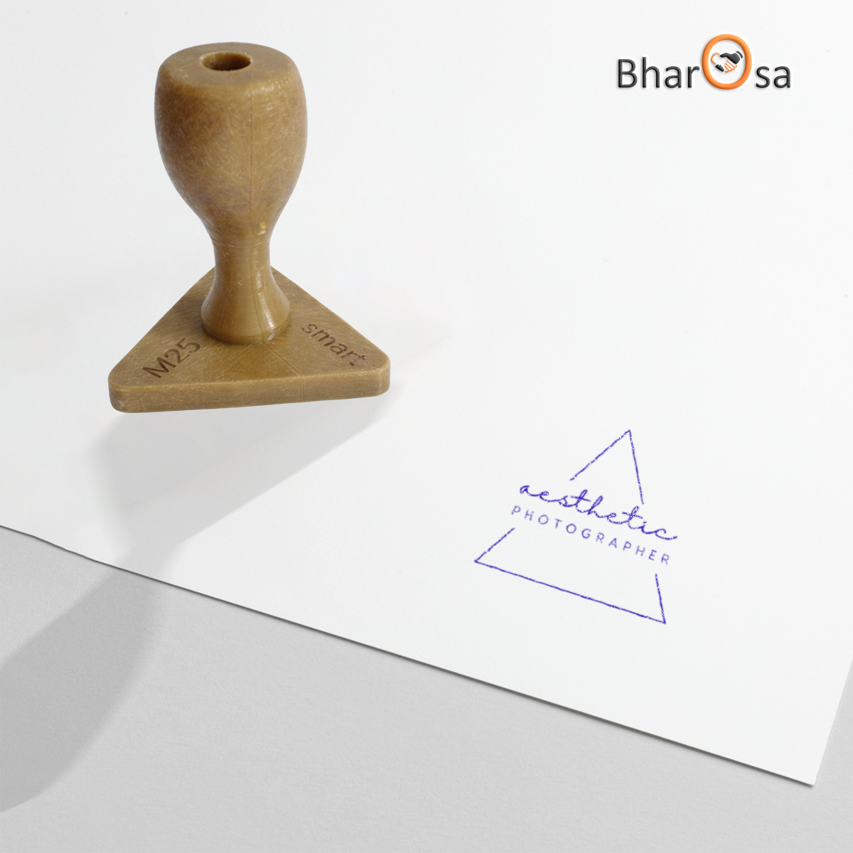 Traditional Triangle Stamp Making Service | Affordable Pakistan