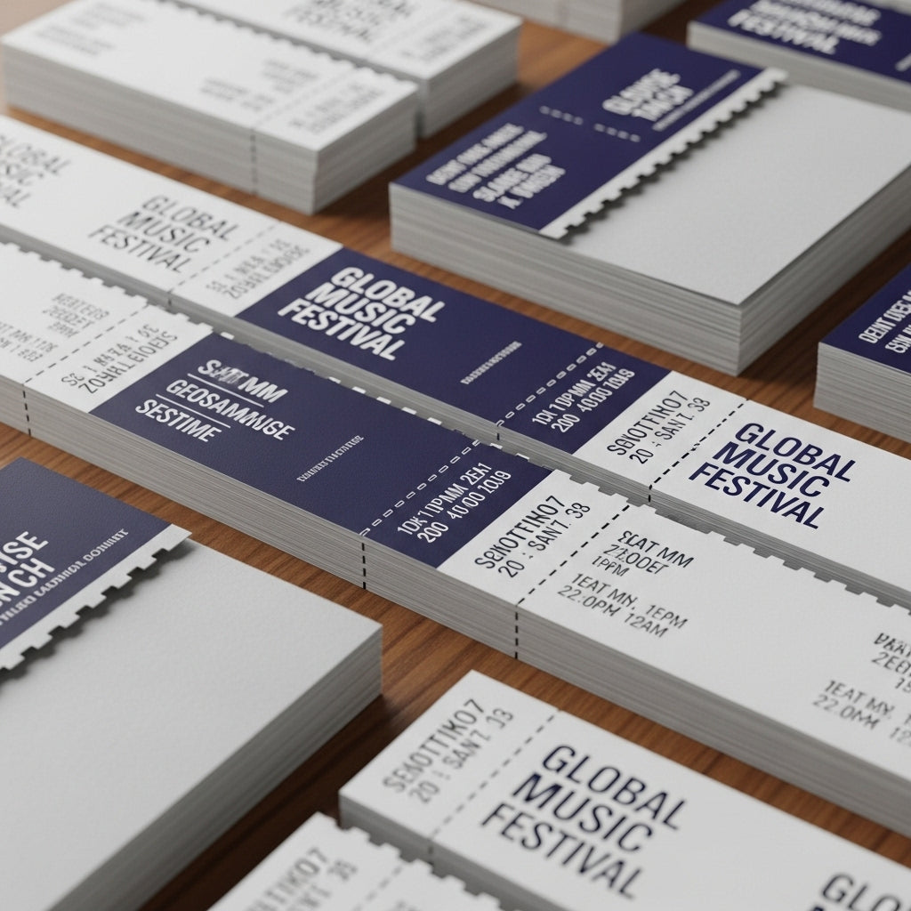 Event Ticket Printing Service | Affordable Rates Pakistan