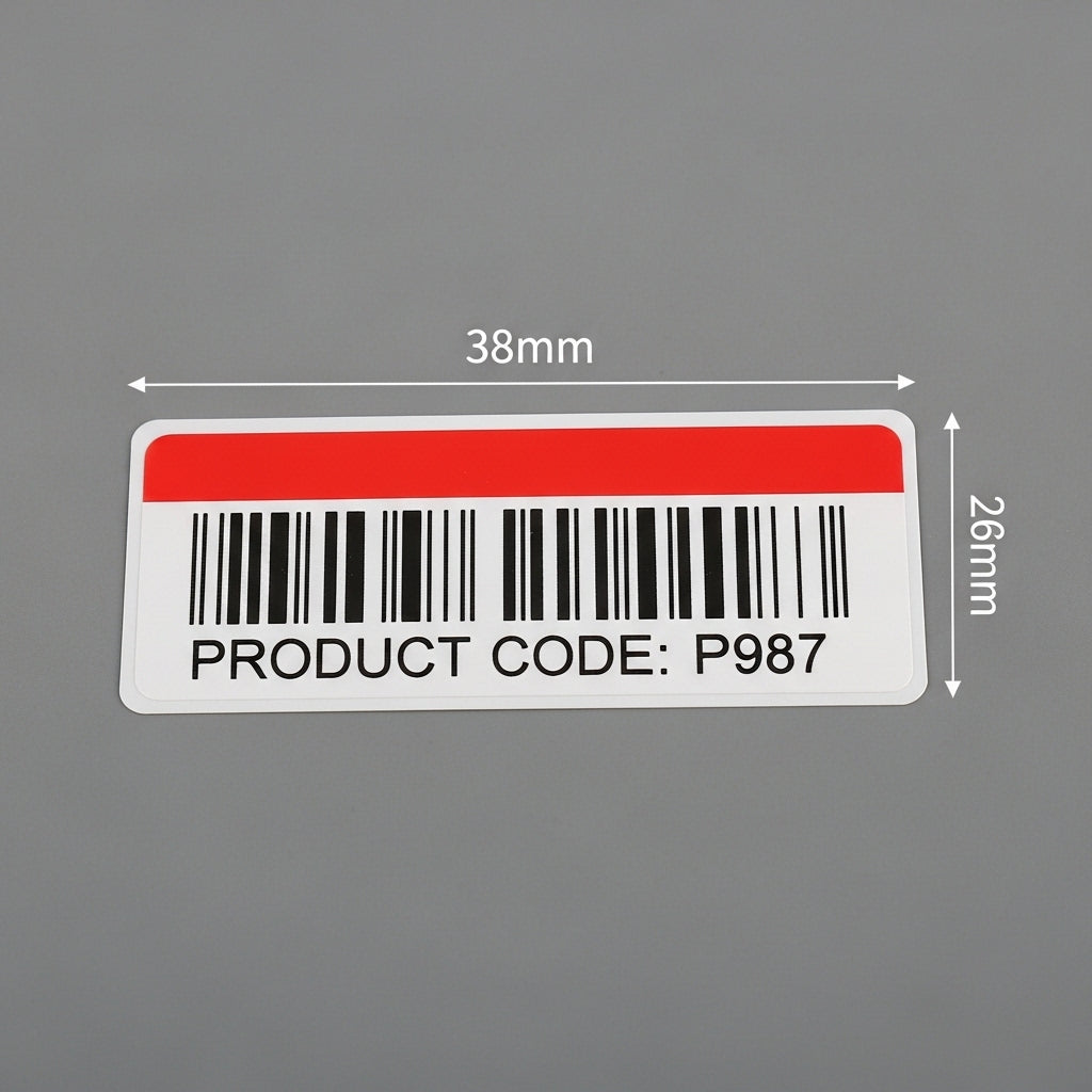 1680 pcs Color Coded Barcode Stickers 38mm x 28mm (1.5" x 1.1") | Printing Service Pakistan