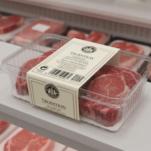 Meat Box Sticker Label Printing | Affordable Pakistan