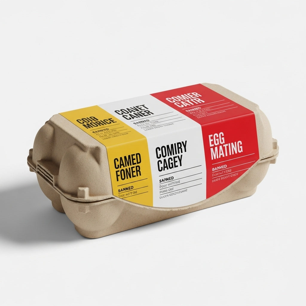 Egg Box Label Printing Service | Affordable Pakistan