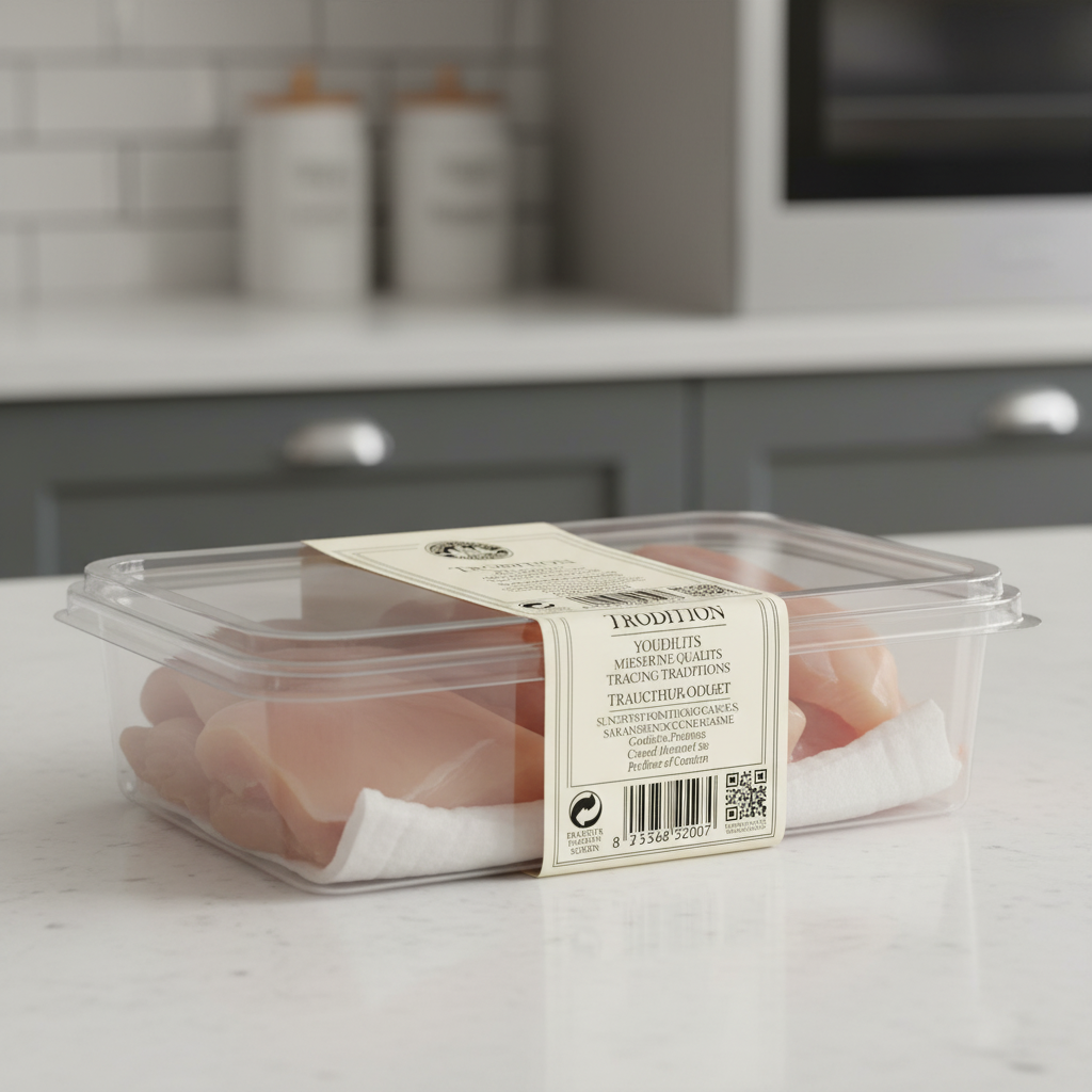 Meat Box Sticker Label Printing | Affordable Pakistan