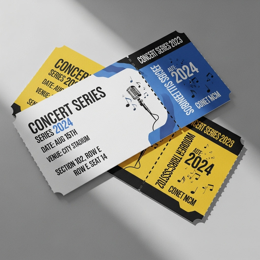 Event Ticket Printing Service | Affordable Rates Pakistan