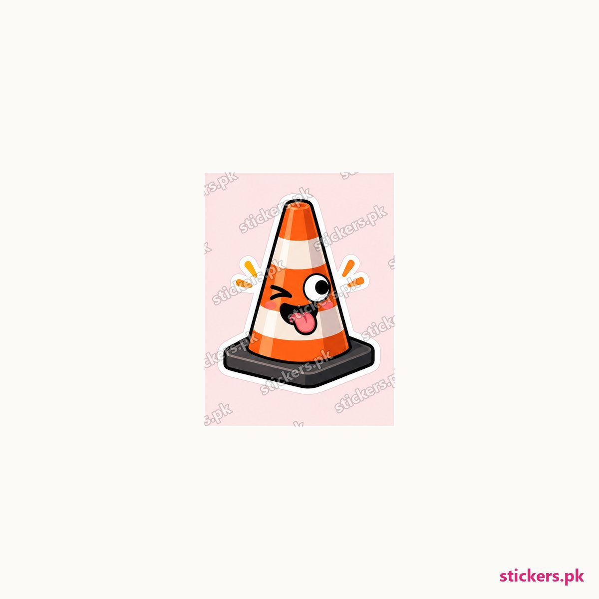 Cone of Chaos die-cut sticker