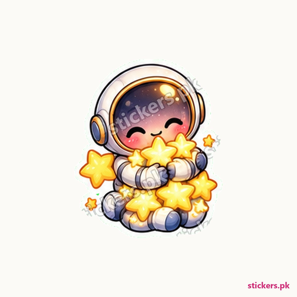 Little Astronaut Bundle Sticker die-cut sticker