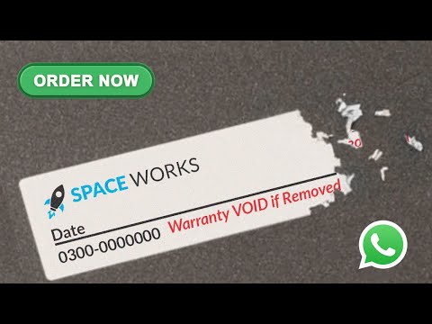 Introductory video showcasing the warranty sticker printing service.
