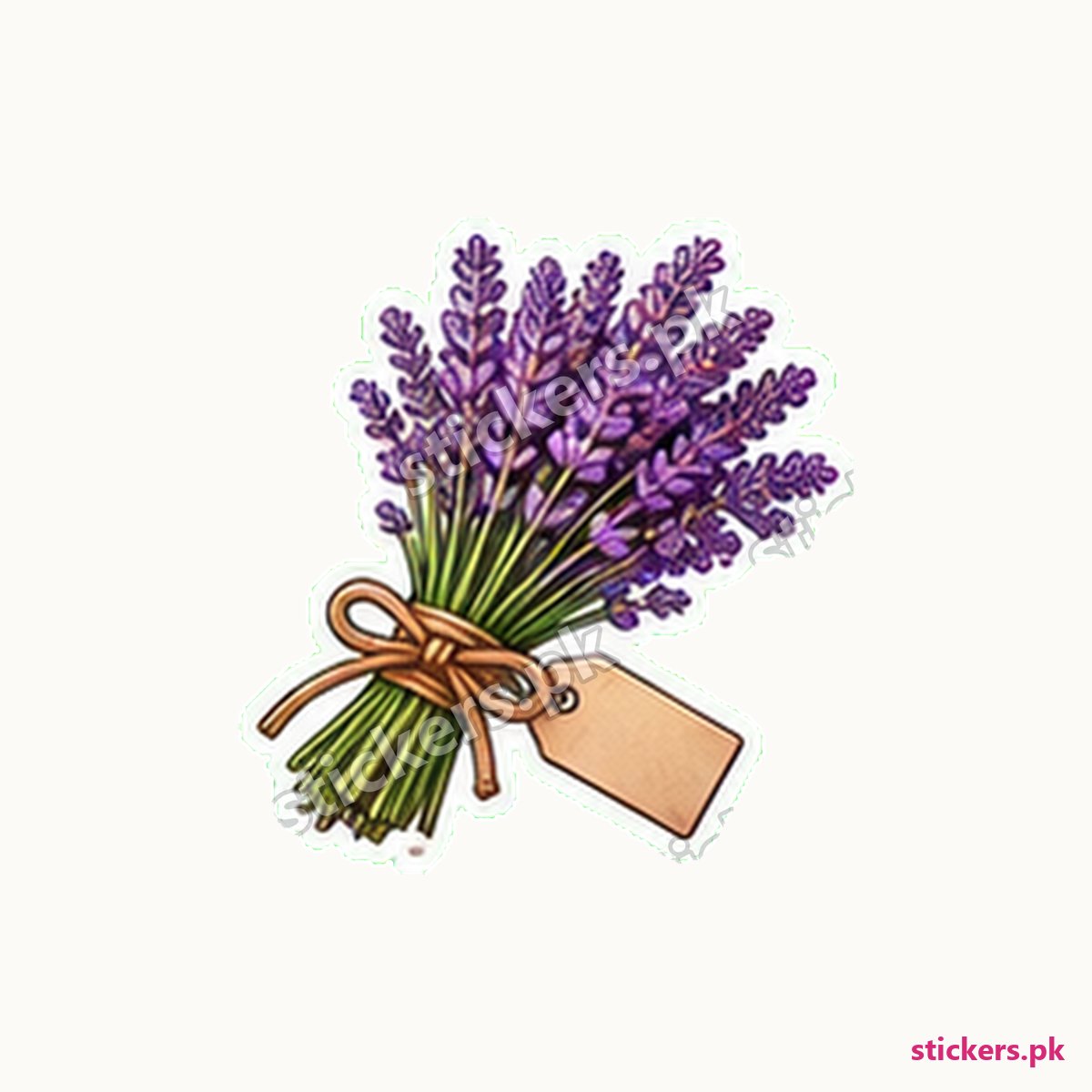 Flora Lavender Bundle Twine Sticker die-cut sticker