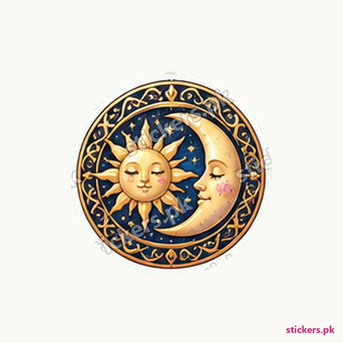 Sun & Moon Celestial Harmony Sticker die-cut sticker