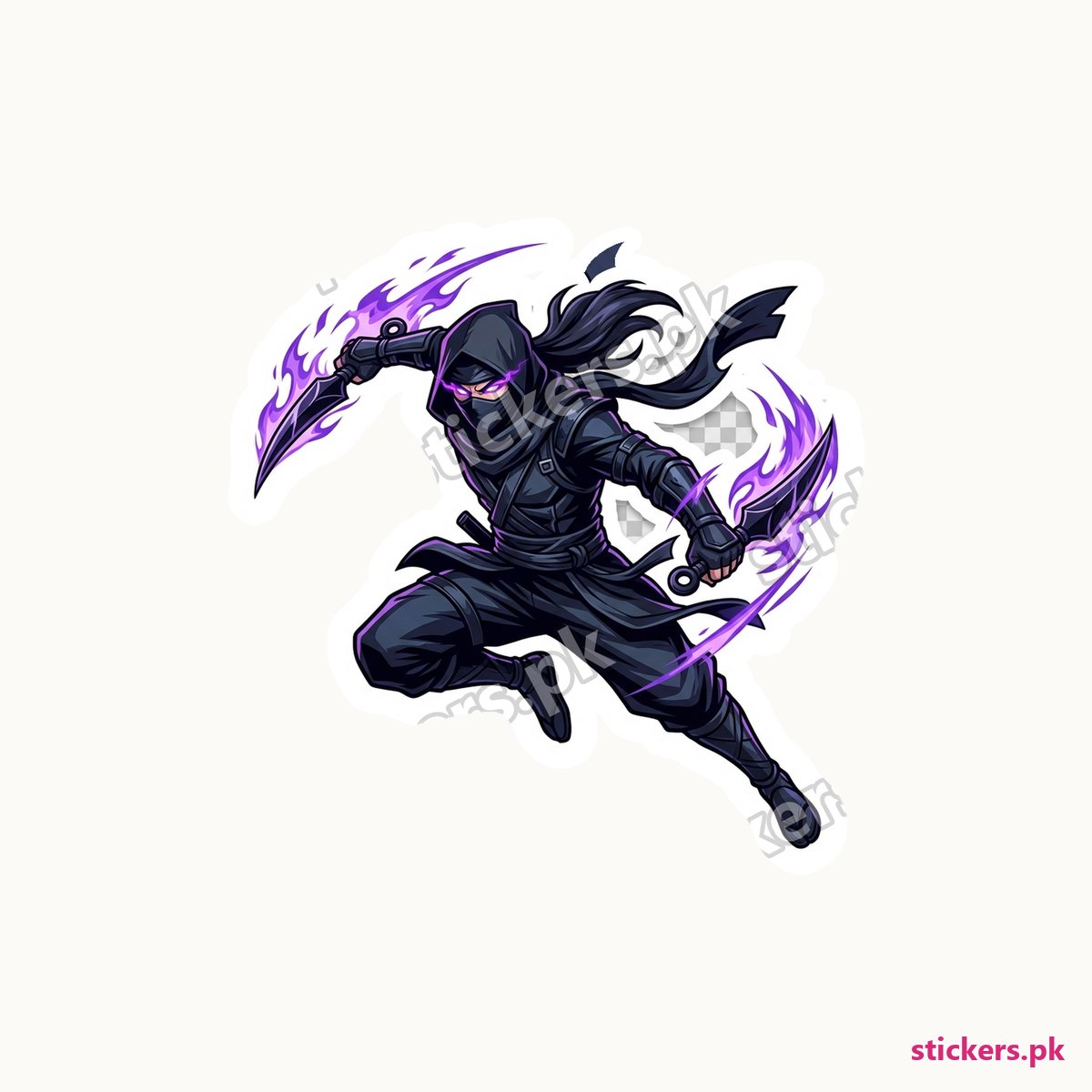 Void Blade Shinobi die-cut sticker
