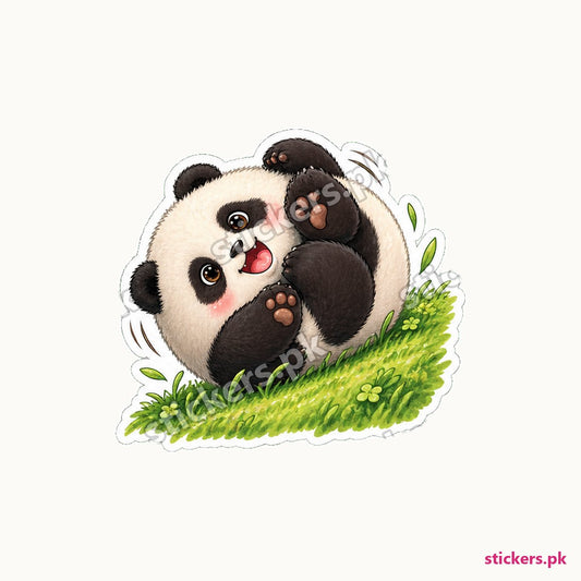 Bao Rolling Hill Panda Sticker die-cut sticker