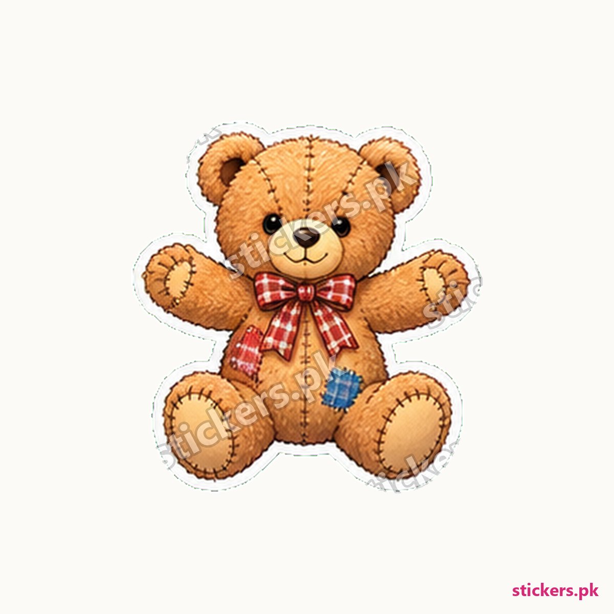Patch Warm Hug Teddy Sticker die-cut sticker