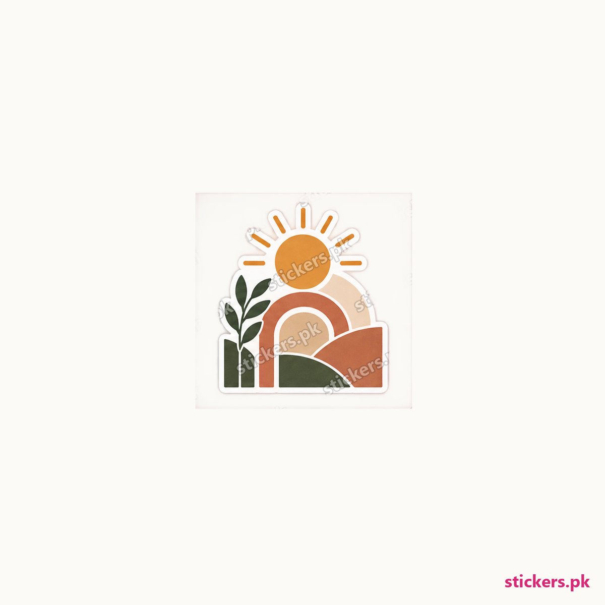 Sunline Arch die-cut sticker